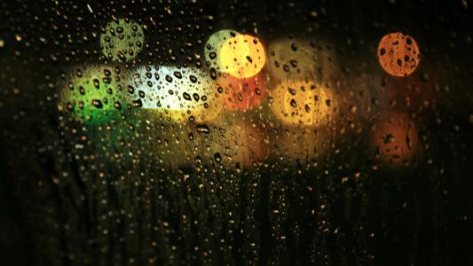 博克, 图像, 仍, windows, 玻璃, 雨, 雨滴