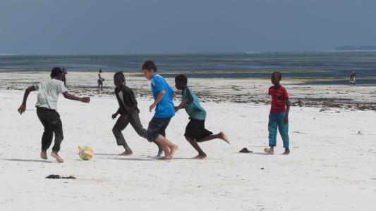 非洲, 儿童, 足球