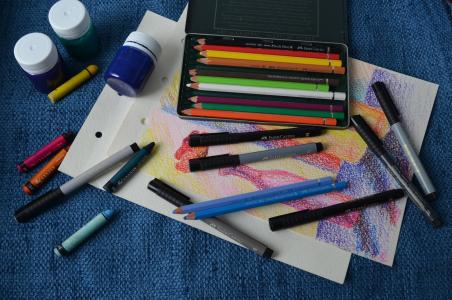 铅笔, 艺术, 设计, 创意, 创造力, 绘图, 想象力