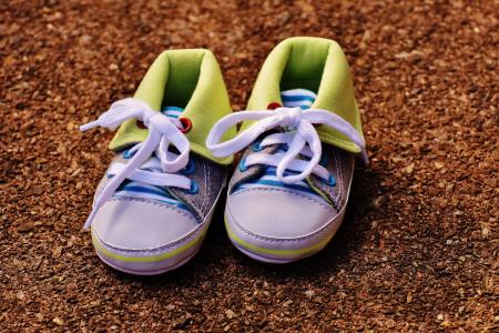 婴儿鞋, 小, 宝贝, 可爱, 迷人的, 鞋子, 孩子们的鞋子
