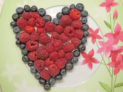 覆盆子, 蓝莓, 水果, 健康