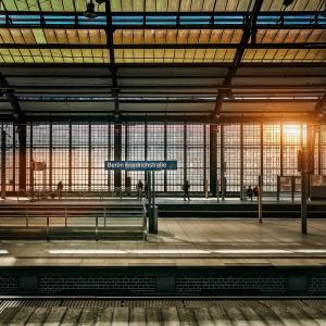 柏林, 火车站, 地铁站, 建筑, 地铁, 玻璃幕墙, 德国