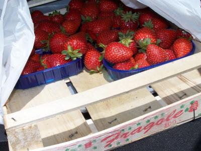 意大利语, 水果, 草莓, 小吃, 甜, 健康, 夏季