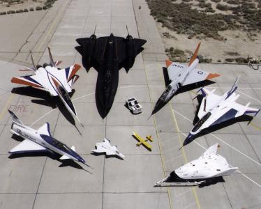美国宇航局研究飞机舰队, x-31, f-15, 活动, sr-71, f-106, f-16xl 2