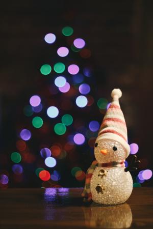 模糊, 散景, 圣诞节, 圣诞装饰, 圣诞灯, 圣诞树, 装饰