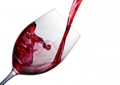 葡萄酒, 飞溅, 玻璃, 红色, 酒精, 饮料, 液体