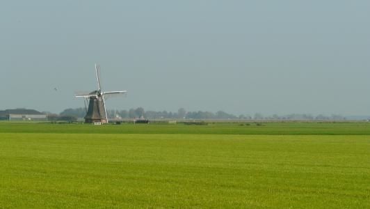 磨机, 景观, 荷兰, 历史性的轧机, 弗里斯兰, 荷兰风景, 荷兰