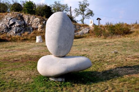 石雕, 这座山象征着, 雕像公园, 该地区的面貌, 自然, 艺术