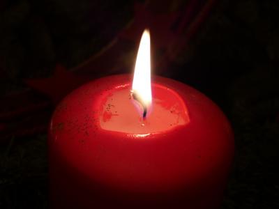 蜡烛, 火焰, 圣诞节, 来临, 红色, 热, 光