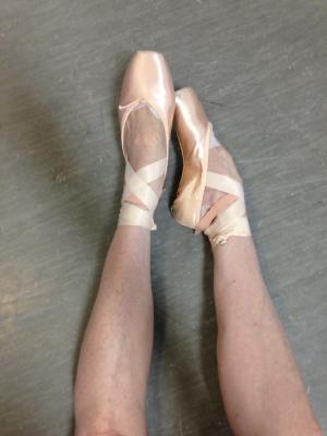 芭蕾舞团, 马库斯普安特, 双脚, 缎面, 色带, 粉色, 女孩