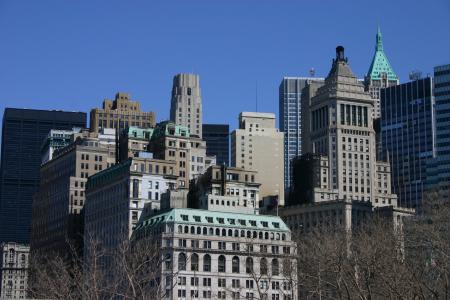 纽约, 城市, 美国, 曼哈顿, 摩天大楼