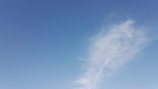 蓝蓝的天空, 白色的云, 微风, 蓝色, 自然, 天气, 空气