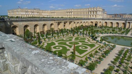 凡尔赛宫, 宫, 花园, 正式, 法国, 法语, 遗产