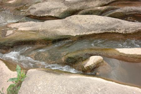 河, 水, 自然, 瀑布, 当前, 岩石