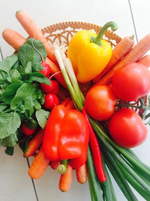 蔬菜, 吃, 维生素, 健康, 食品