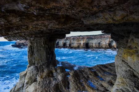 海蚀洞, 自然, 地质, 形成, 窗口, 洞穴, 岩石