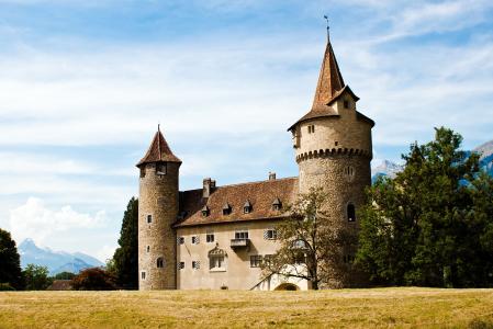 城堡, 建筑, 中世纪, 设防, 外观, 童话故事, 历史