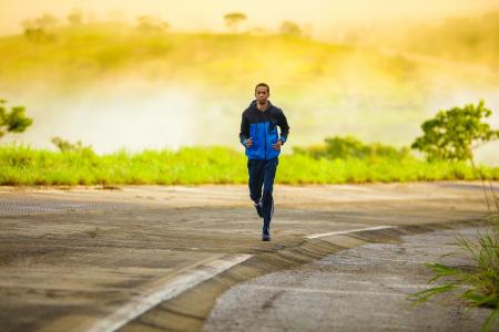 男子, 慢跑, 跑步的人, 锻炼, 健康, 运行, 活动