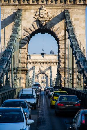 桥梁, 布达佩斯, 建筑, 河, 匈牙利, 多瑙河, 建设