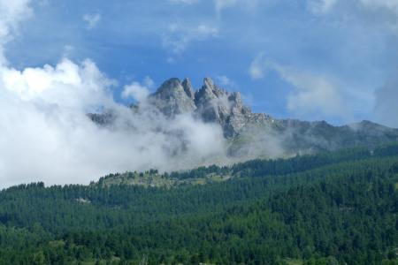 chabriere 针, 山, 阿尔卑斯山, 景观, 自然, 天空, 高等阿尔卑斯