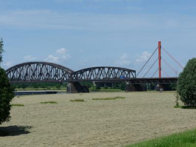 桥梁, 铁路桥梁, 拱桥, 拱, 莱茵河, niederrhein, 公路