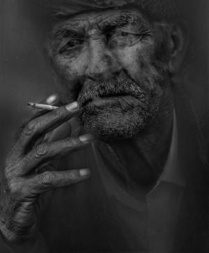 吸烟者, 男子, 吸烟, 香烟, 老, 老人, 肖像