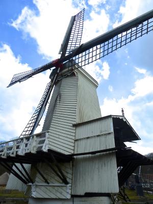 风车, 荷兰语, 荷兰, 磨机, 天空, 欧洲, 旅游