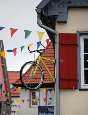 自行车, 年份, 车轮, 德国, 自行车, 挂, 自行车店
