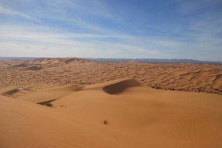 erg 沙比, 沙漠, 摩洛哥, 沉默