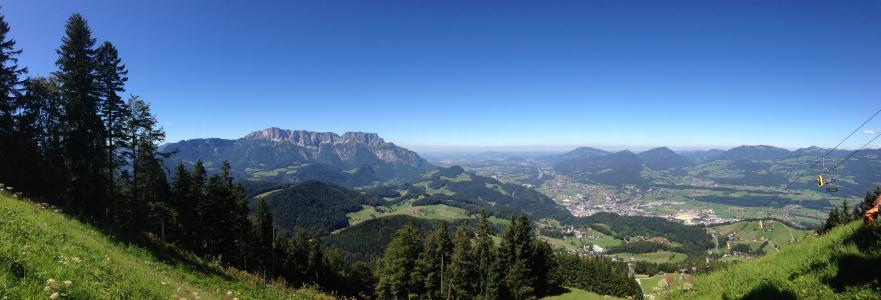 奥地利, 山, 自然, 景观