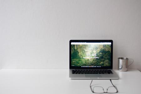 macbook, 笔记本, 研究, 眼镜, 网页, 灵感, 计算机