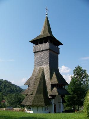 罗马尼亚, barsana, 修道院, 木质屋面