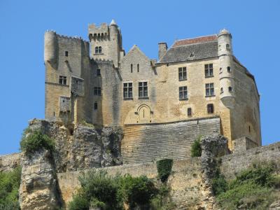 城堡, beynac 和 cazenac, 法国, 堡, 建筑, 历史, 著名的地方