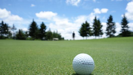 高尔夫, 球, 绿色, 高尔夫球场, 体育, 专注于前景, 草