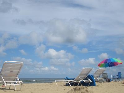海滩, 云彩, 放松, 弛豫, 沙子, 夏季, 天空