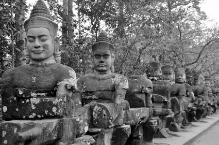 柬埔寨, 吴哥, 寺, 从历史上看, 吴哥窟, 亚洲, 寺庙建筑群