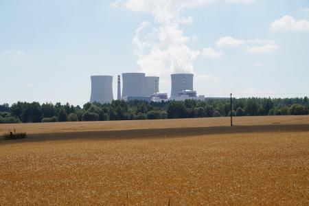 temelin, 核电站, 南波希米亚, 电力, 烟囱
