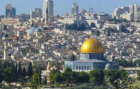 耶路撒冷, 以色列, 圣殿山, 金黄圆顶