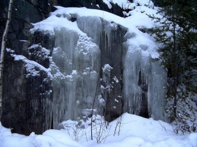 冰瀑, 冰冻瀑布, 冬天, 感冒, 冰, 雪, 自然