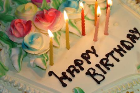生日, 蛋糕, 蜡烛, 甜, 花, 消防, 幸福
