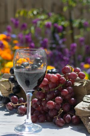 饮料, 水果, 葡萄, 葡萄酒, 酒杯, 葡萄, 水果