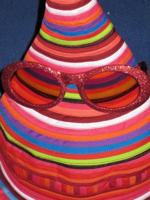 帽子, 多彩, 颜色, 眼镜, 粉色, 粉红眼镜, 嘉年华