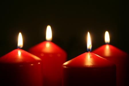来临, 烛光, 圣诞节, 圣诞节的时候, 蜡烛的火焰