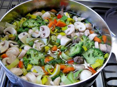 蔬菜汤, 汤, 食品, 健康, 新鲜, 烹饪, 蔬菜