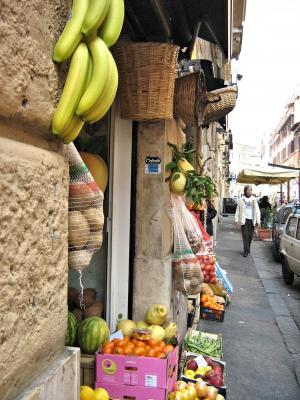 罗马街, 商店, 水果, 蔬菜, 罗马, 意大利