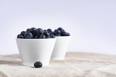 蓝莓, 蓝莓, 浆果, 水果, 杯子, 食品, 营养