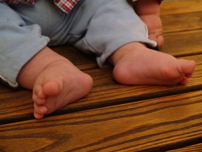 婴儿的脚, 宝贝, 双脚, 小, 十, 儿童, 家庭