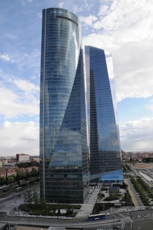 托雷斯, 建筑, 马德里, 摩天大楼, 反思