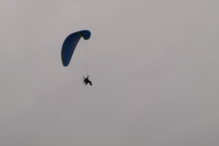 滑翔伞, 滑翔伞, 飞, 飞行, 滑翔, 云量