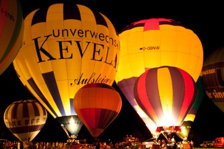 天空, 发光, 气球, 飞, 浮法, 热气球旅行, 空气运动